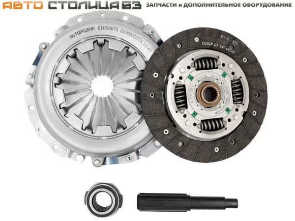Комплект сцепления АВТОПРИБОР (ДВС ВАЗ 1.6, МКП, АМТ) для Lada Granta, Kalina, Priora, Vesta, XRAY