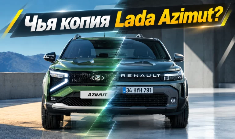 LADA Azimut копия Dacia Duster? Совпадения в конструкции вызвали споры