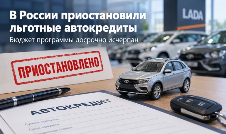 В России досрочно освоили бюджет льготных автокредитов и лизинга 2026г.