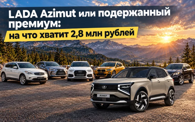 Какие BMW, Audi и Lexus можно купить вместо нового LADA Azimut