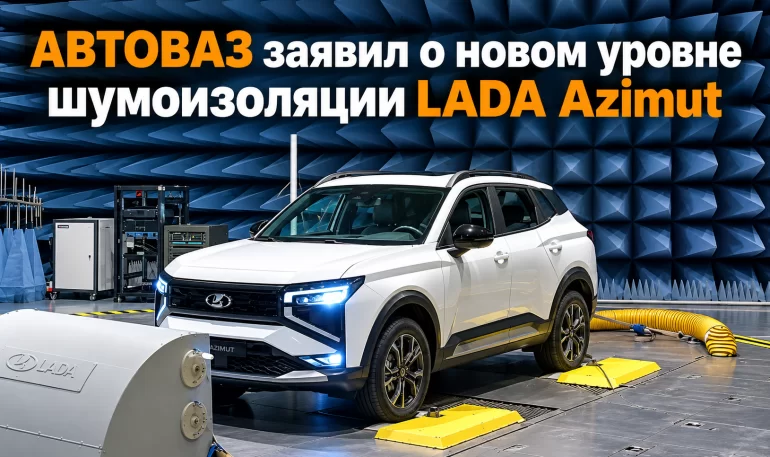 Шумоизоляцию LADA Azimut сравнили с зарубежными кроссоверами