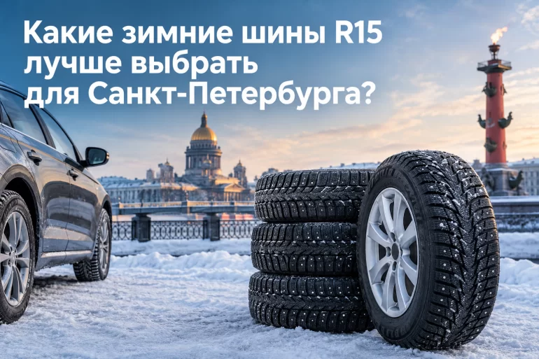 Какие зимние шины R15 лучше выбрать для Санкт-Петербурга?